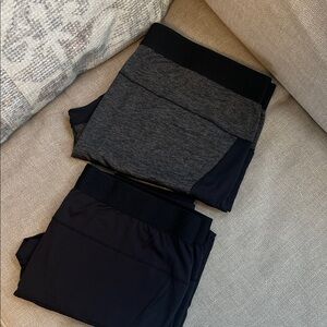 Two pairs of Old navy base layers